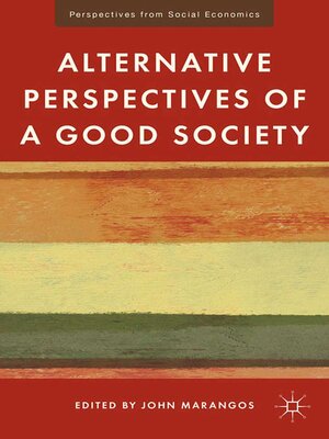 cover image of Alternative Perspectives of a Good Society